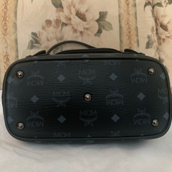 MCM Black Crossbody Bag with Monogram - Picture 6 of 16